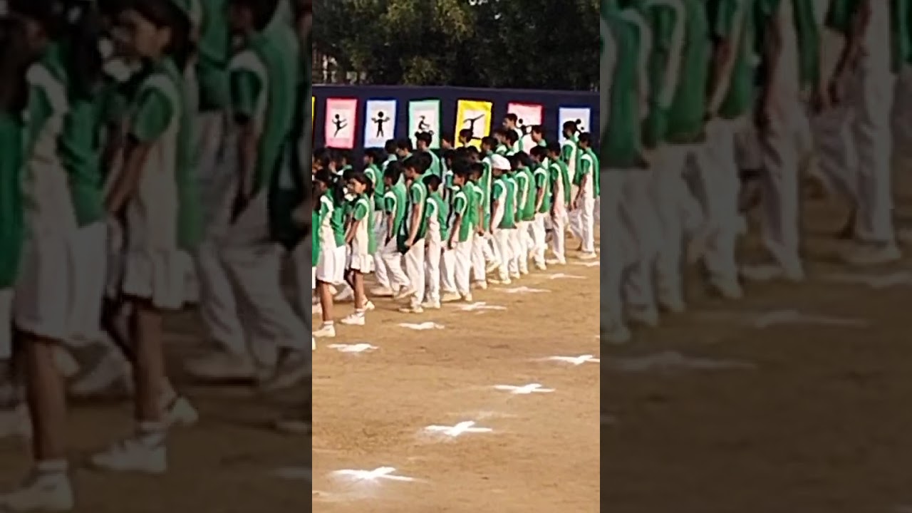 #annul sports day #parade 2026 vidyani vidyalaya vadodara  school students #marchpast 