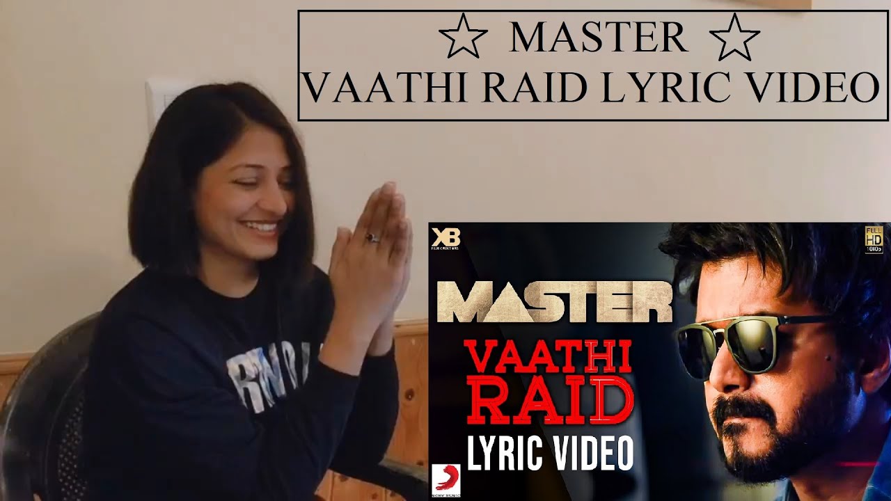 Master - Vaathi Raid Lyric REACTION | Thalapathy Vijay | Anirudh Ravichander | SIBLINGS REACTION