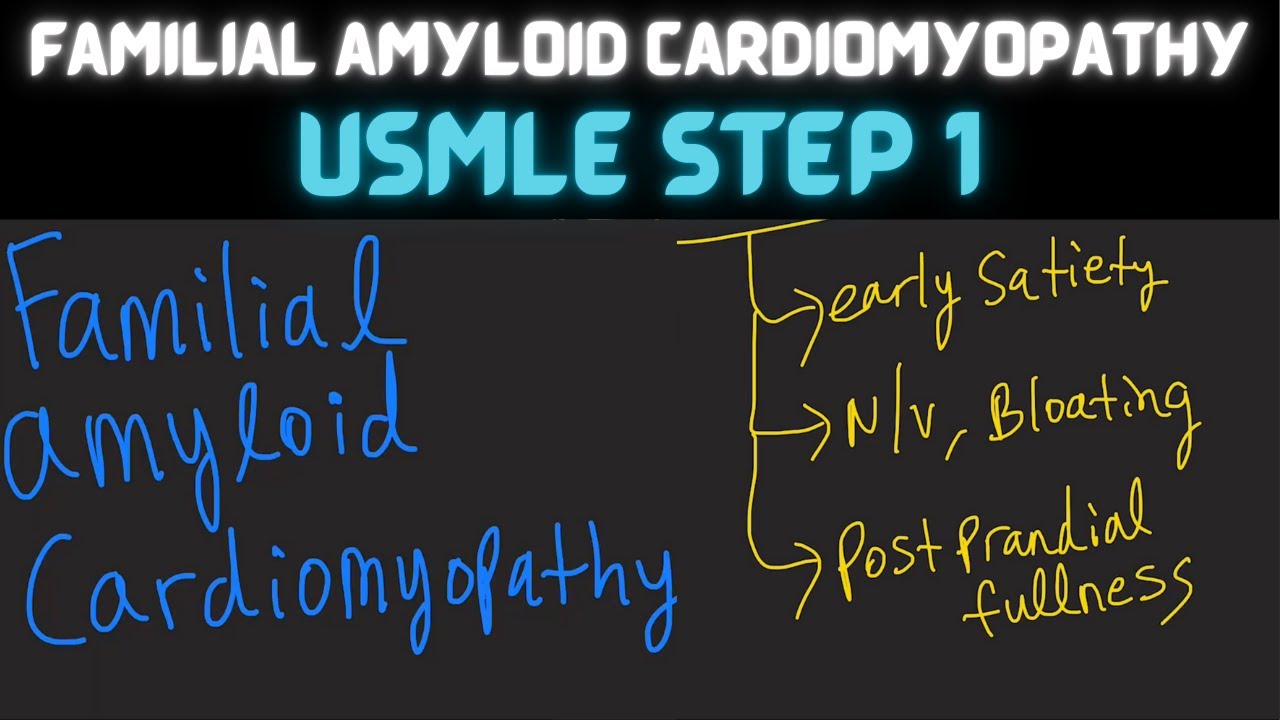 Familial Amyloid Cardiomyopathy | Pathology | USMLE Step 1