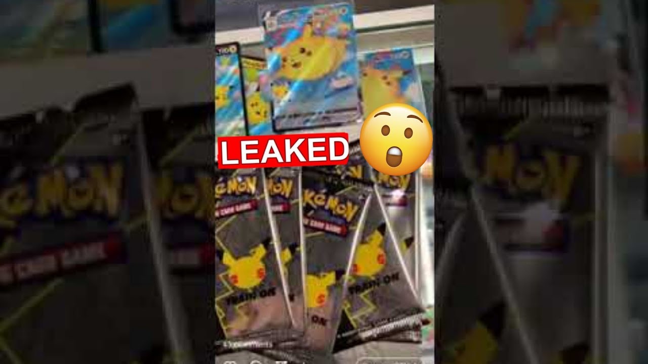 Leaked Pokemon Celebrations Set Opening 👀👀 25th Anniversary #pokemon #shorts