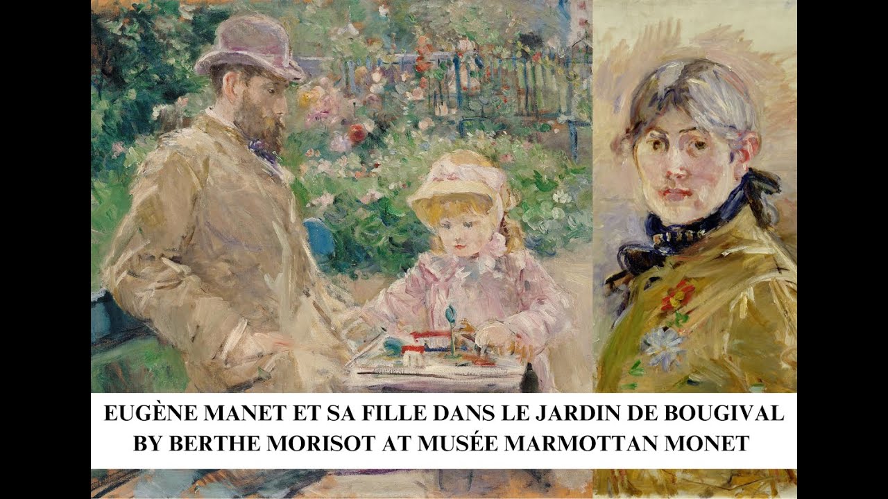 Eug&egrave;ne Manet Et Sa Fille Dans Le Jardin De Bougival by Berthe Morisot at The Mus&eacute;e Marmottan Monet