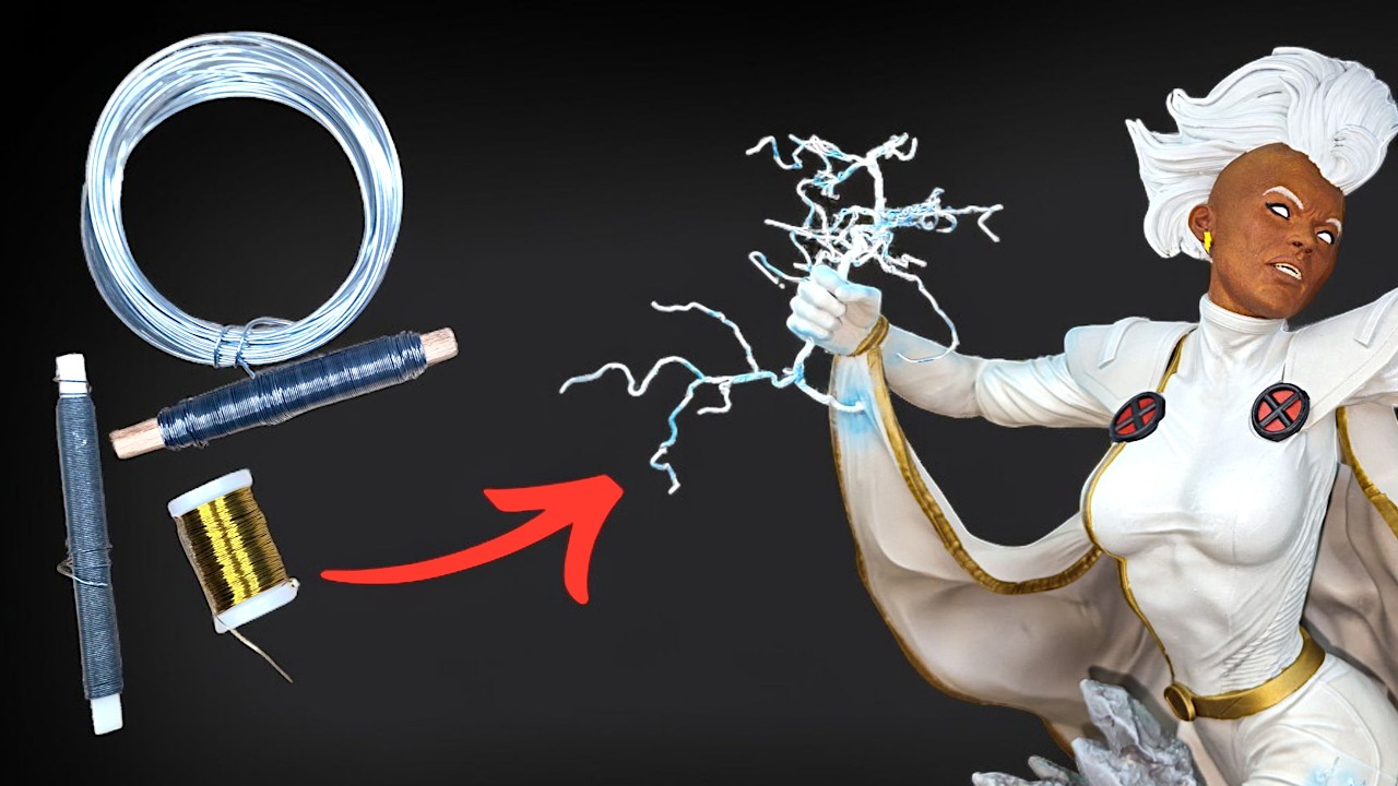 Create Stunning Lightning Effects with Wire for Miniatures!
