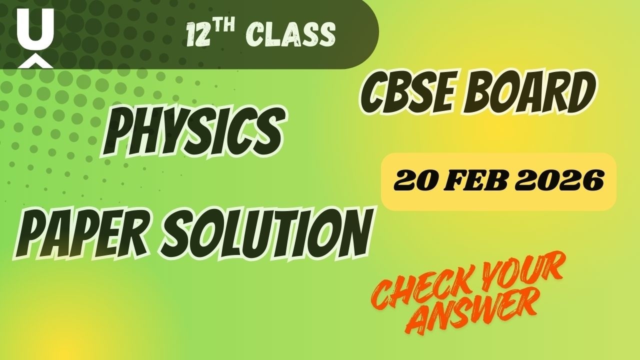 CBSE PHYSICS 2026 SOLUTION