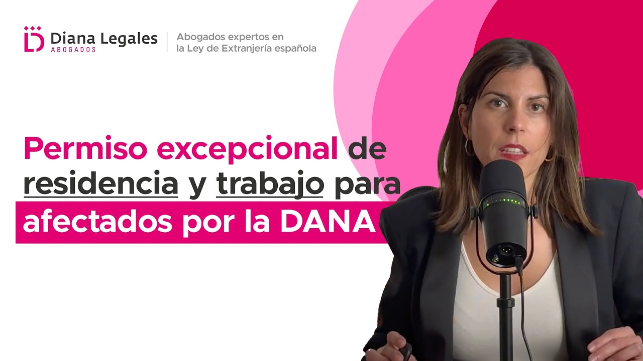 Permiso excepcional de residencia y trabajo para afectados por la DANA 2025