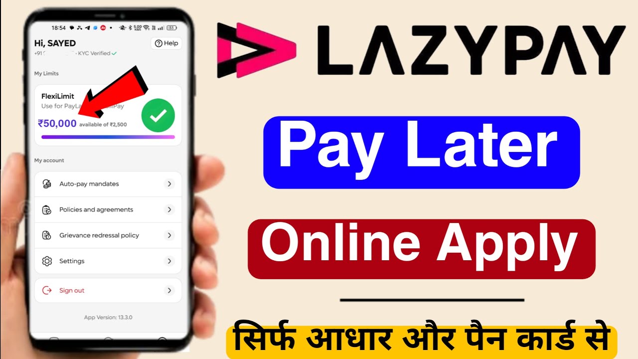 LazyPay  Buy Now Pay Later Online Apply 2025 | Best Apps Buy Now Pay Later