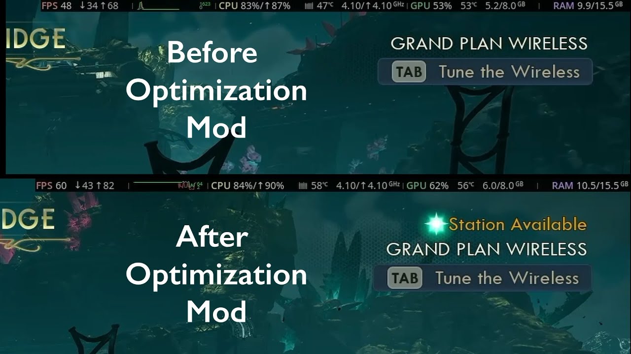 Outer Worlds 2 - Testing an Optimized Tweaks Mod with Steam Performance Overlay