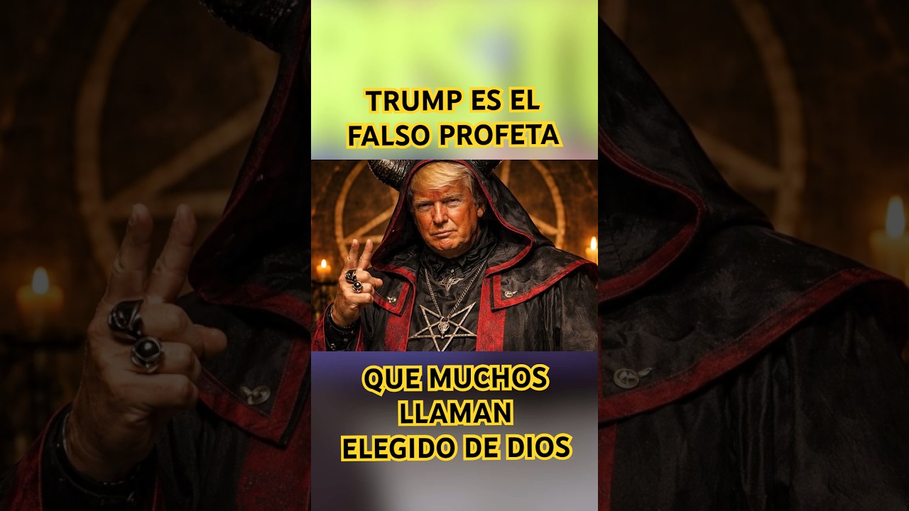 Trump el falso profeta que muchos llaman el elegido de Dios