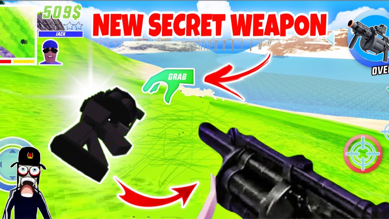 New Mysterious Weapon in dude theft wars | New Secret  Weapon in dude theft wars