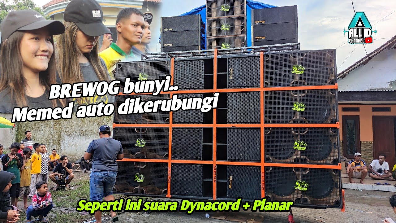 Brewog Dibunyikan..Seperti ini Horegnya Dynacord + Planar Brewog..