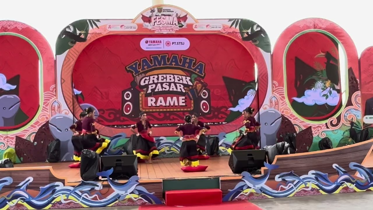 Festival Mahakam 2025 lomba tari kreasi daerah Kaltim #tarikreasi @anthonyrakhman1247 