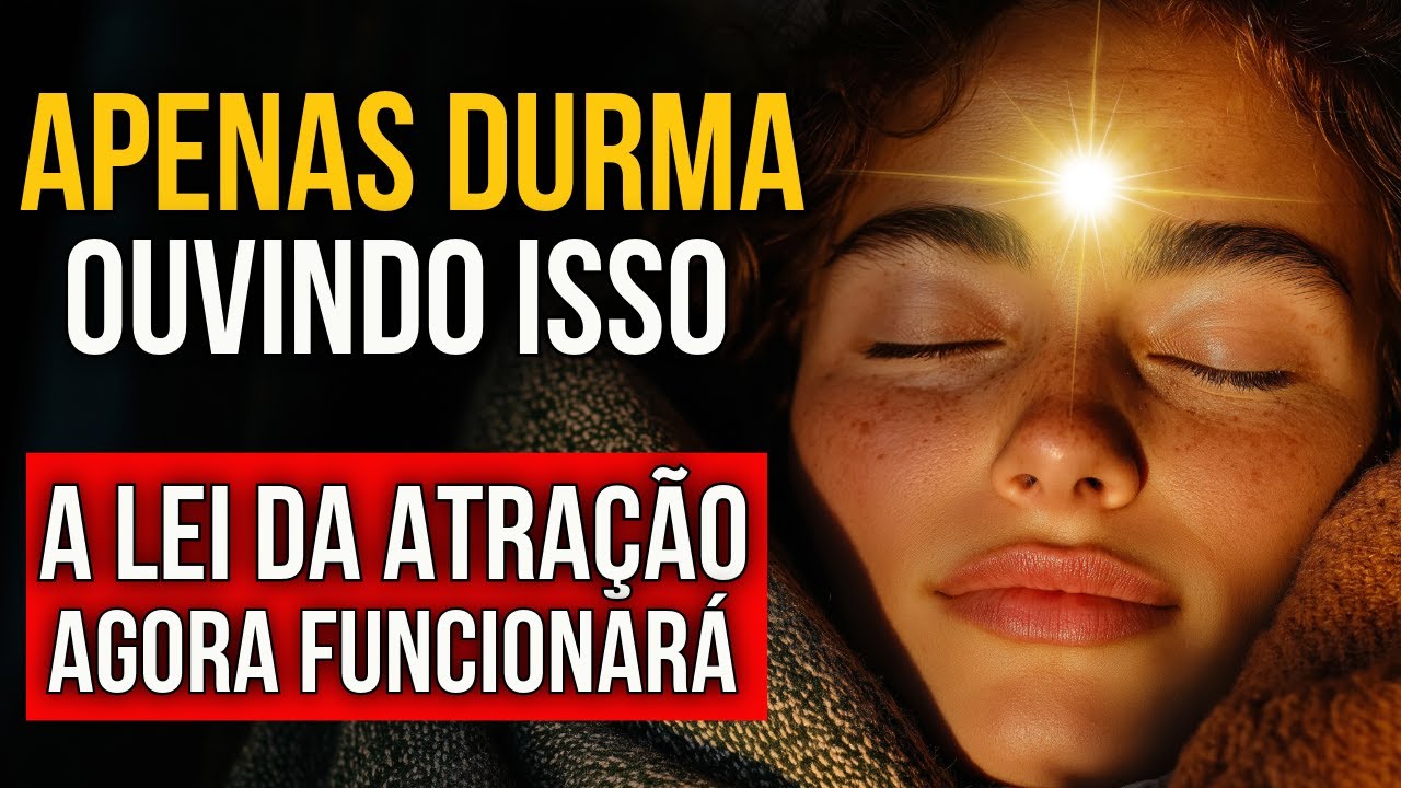 NÃO FAÇA NADA, APENAS DURMA OUVINDO A LEI DA ATRAÇÃO COM AFIRMAÇÕES E DECRETOS SUBCONSCIENTES
