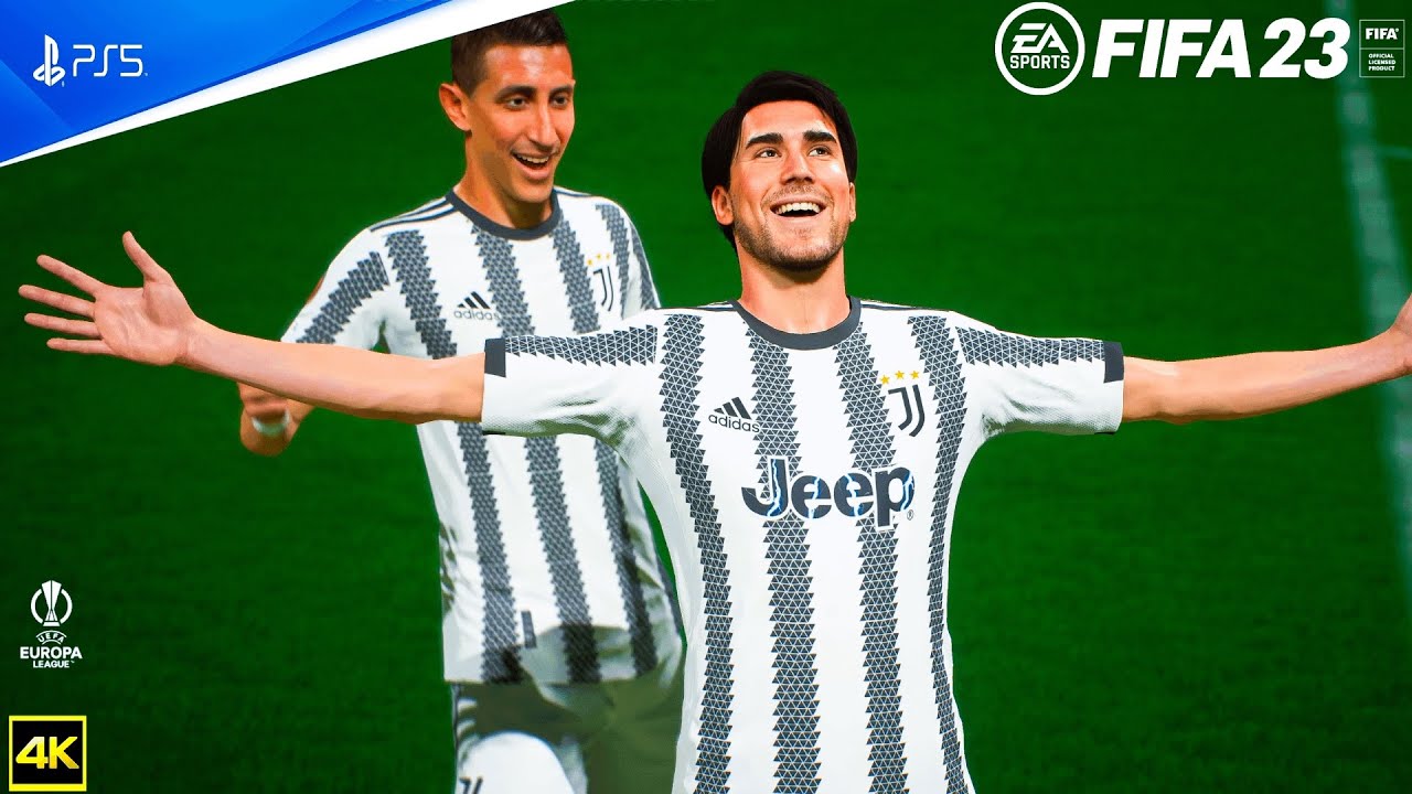 FIFA 23 - Juventus Vs Sporting CP  - UEFA Europa League 2022/23 | Quarter Final | PS5™ [4K60 ]
