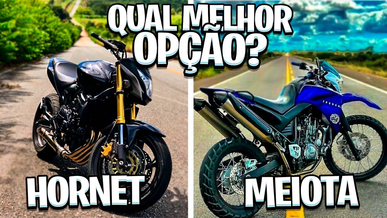 AS MINA PIRA NA HORNET OU XT 660 ???