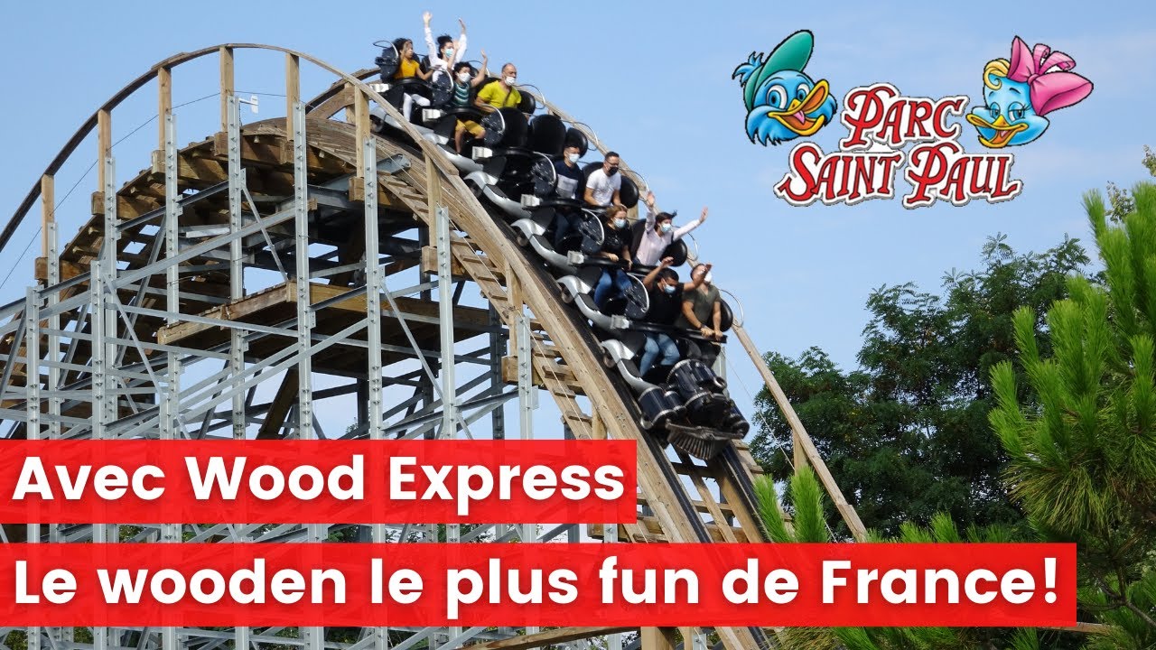 On découvre le Parc Saint Paul et son super coaster Wood Express