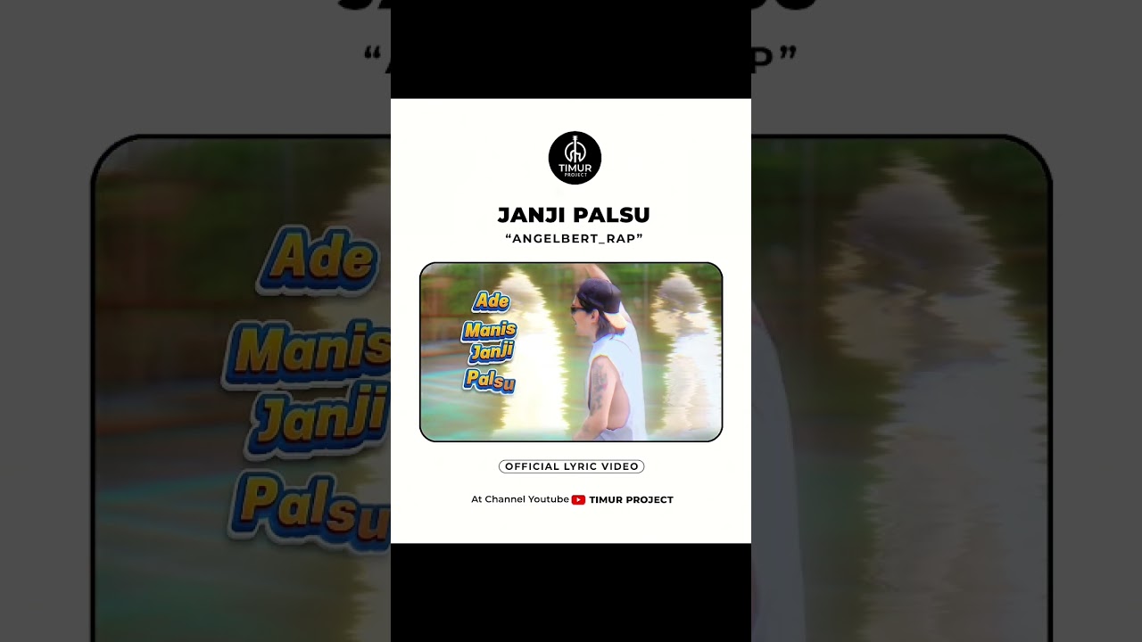 Janji palsu video lirik sudah tayang #janjipalsu #angelbert #timurproject #lagutimur