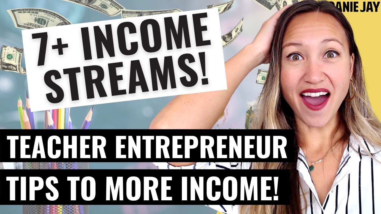 Online Teacher&rsquo;s 8 Streams of Income! Tips to Create MULTIPLE Streams of Income as a Teacher