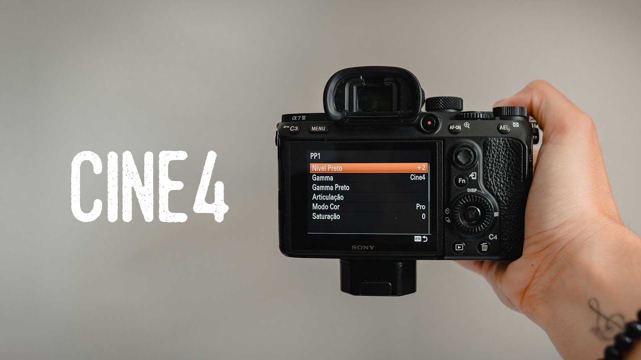 NOSSA CONFIGURAÇÃO DO CINE 4 | O MELHOR PERFIL DE COR DA SONY