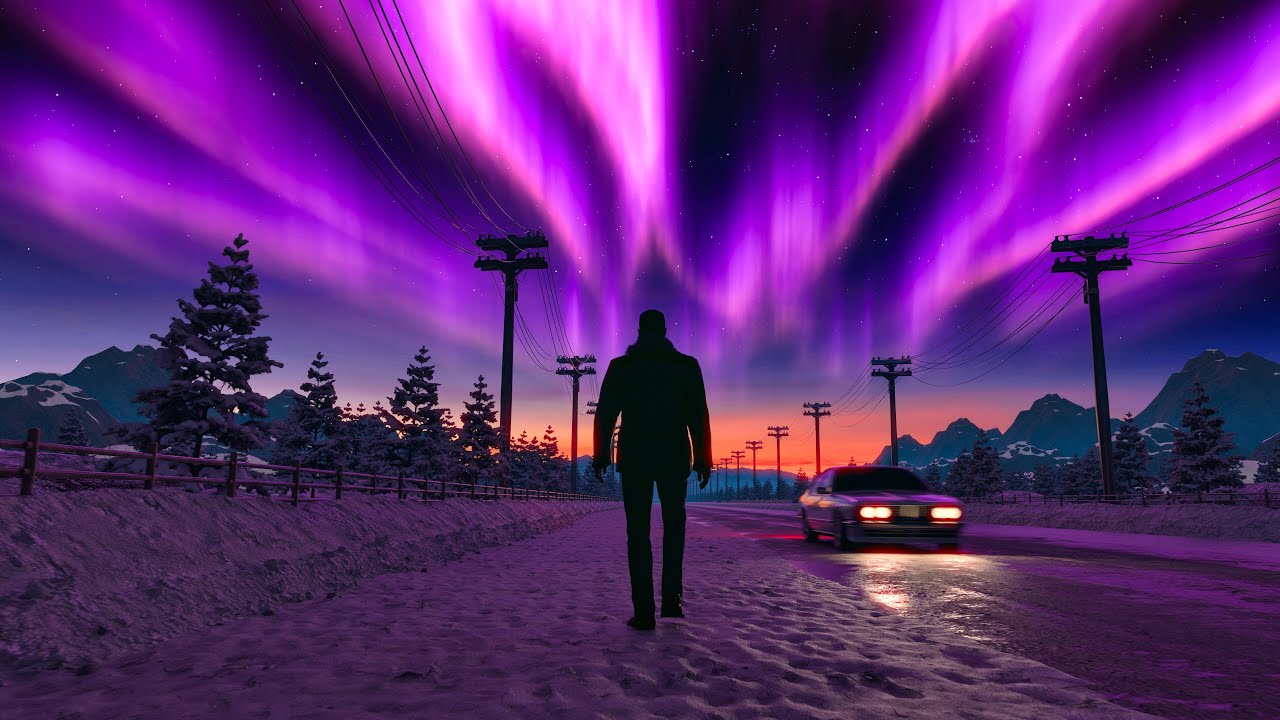 Aurora Borealis Loop - 6K 60fps