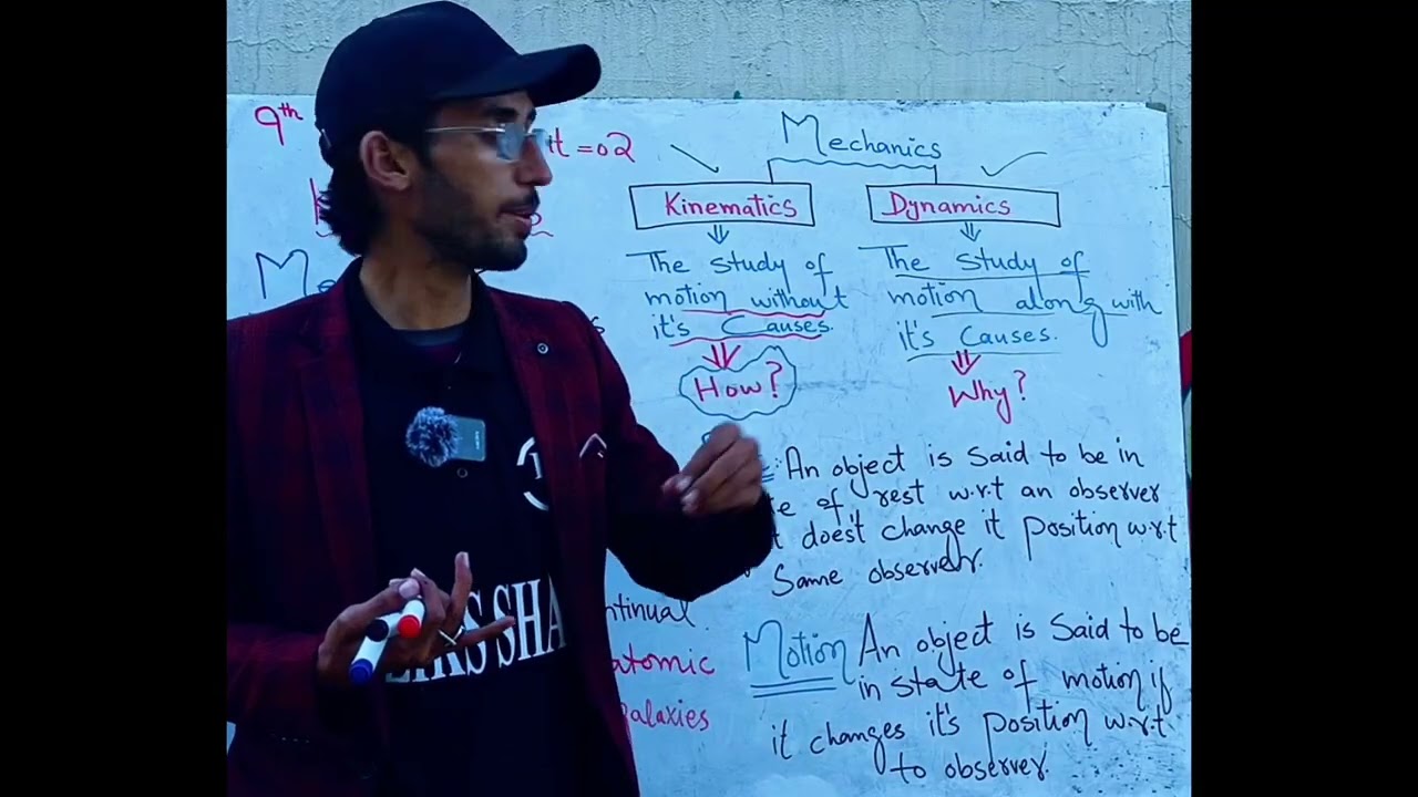 9th phy / unit 2 | lec 1 | Intro to kinematics | What is rest and motion | Fyziks Shah