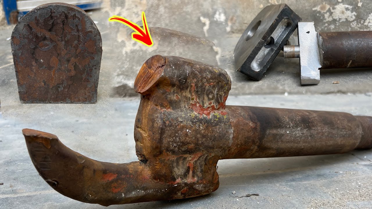 Reborn Process With Precious Iron // How Mechanic Repaired Broken Chain Hook From New Thorey