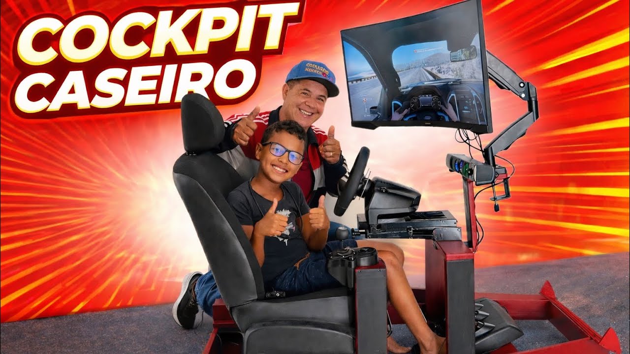 MEU COCKPIT CASEIRO 🏁