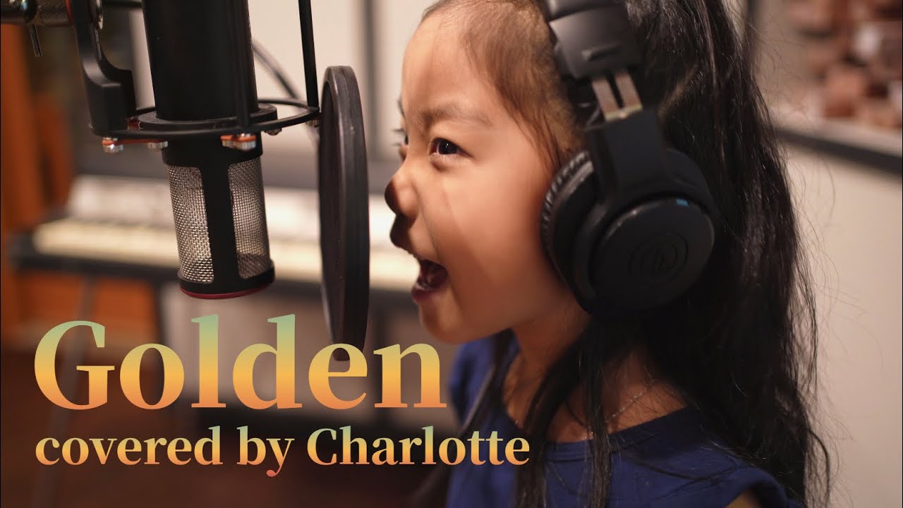 Charlotte's GOLDEN cover (6 yrs old) Kpop Demon Hunters 애기 혼문닫기 골든 미친커버