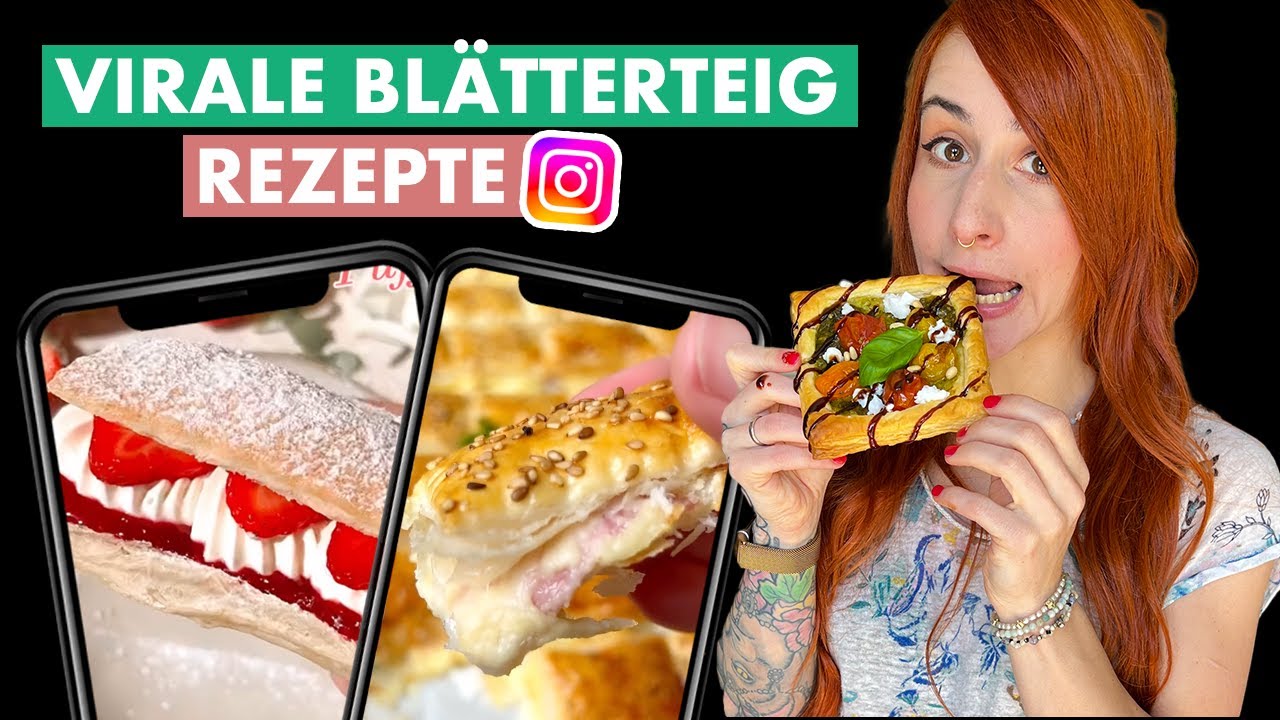 Ich teste VIRALE Blätterteig Rezepte von Instagram 2024