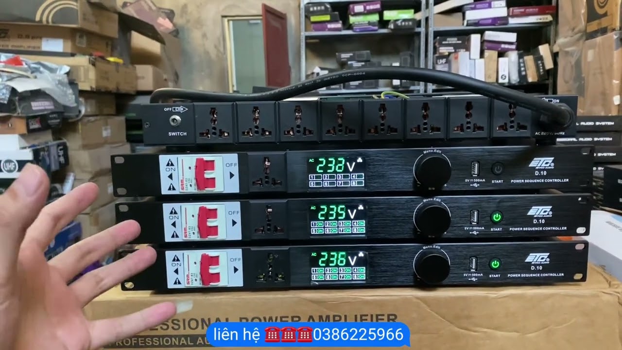Xả 30 chiếc quản lý nguồn chính hãng ETC D10 có lọc nguồn nhiều ổ cắm an toàn