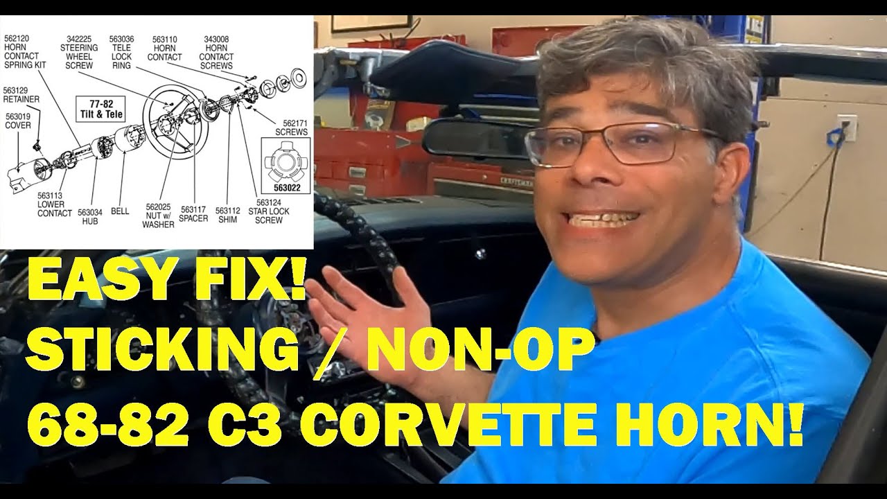 1981 C3 Corvette Stuck/Non-Op Horn Quick Fix [Collector Car Guru Workshop]