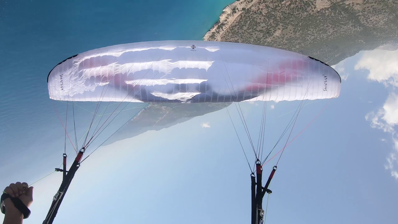 Oludeniz  Beach - Fatih Atakan SARI - Maya Gliders - Shaman 2 - Wingovers - Spiral - Spin