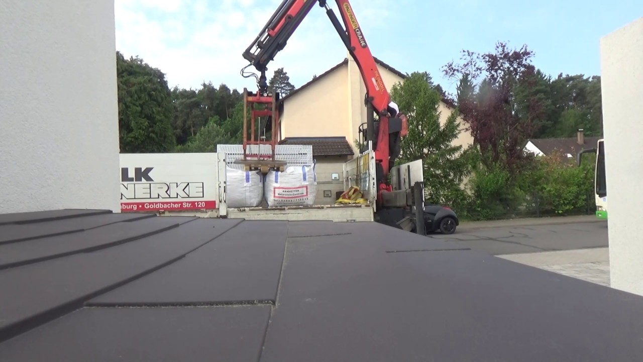 Abladen mit LKW Kran Big Pack schnell Entladung