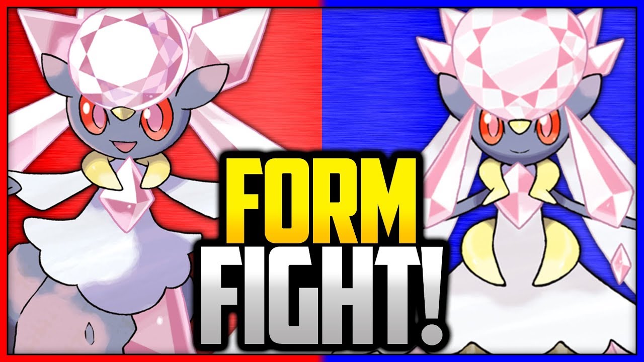 Diancie vs Mega Diancie | Pokémon Form Fight