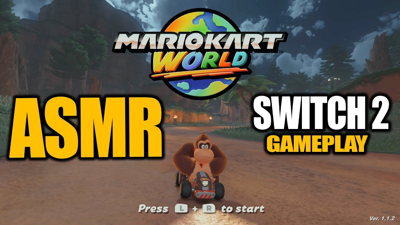 (ASMR) Mario Kart Wolrd Switch 2😴