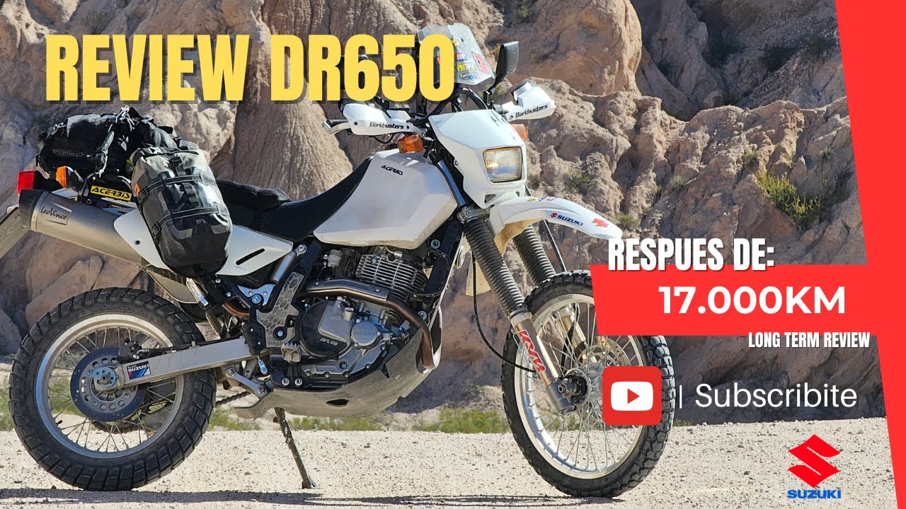 REVIEW SUZUKI DR650 17.000KM UN AÑO DE USO, TE CANTO LA POSTA!