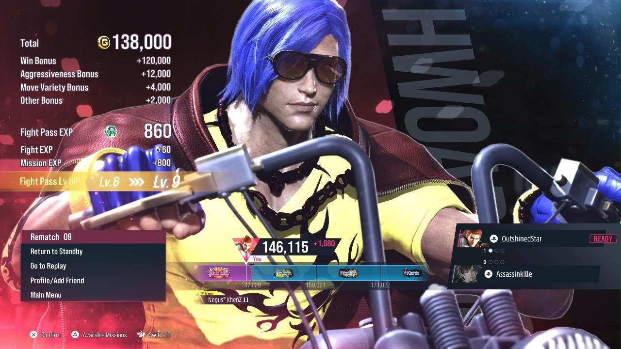 K9999 (hwoarang) vs Manic Pixie Dragunov Fujin Promotion Match