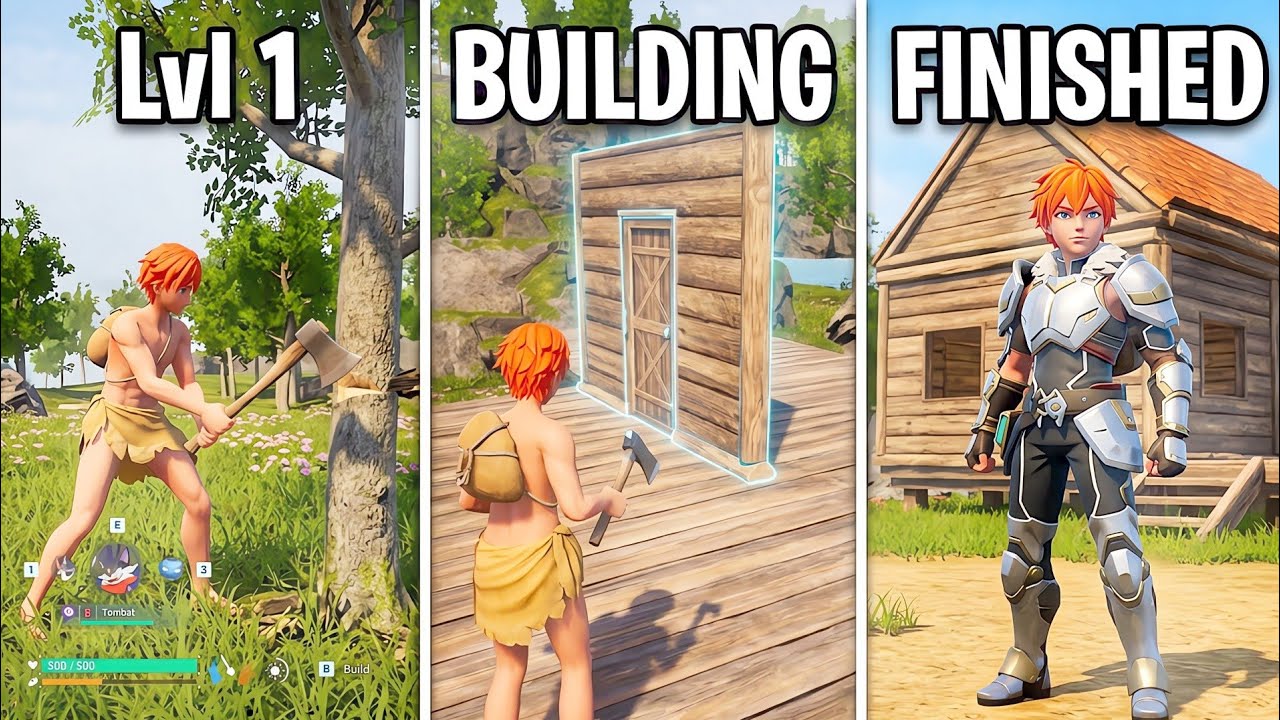 Building My FIRST HOUSE + ARMOR in Palworld! 🏠 (Mera Pehla Ghar)#Palworld #MeraPehlaGhar #FirstHouse