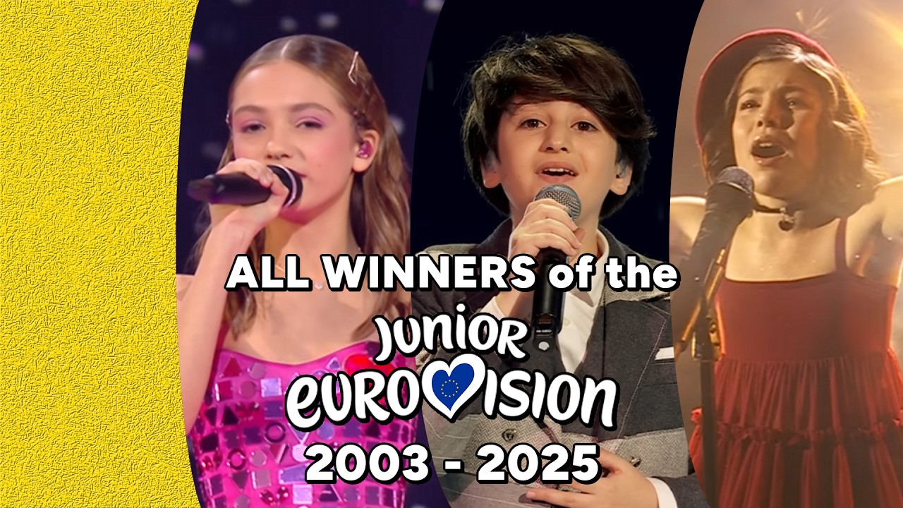 All Winners 🥇 of the Junior Eurovision Song Contest (2003 - 2025)