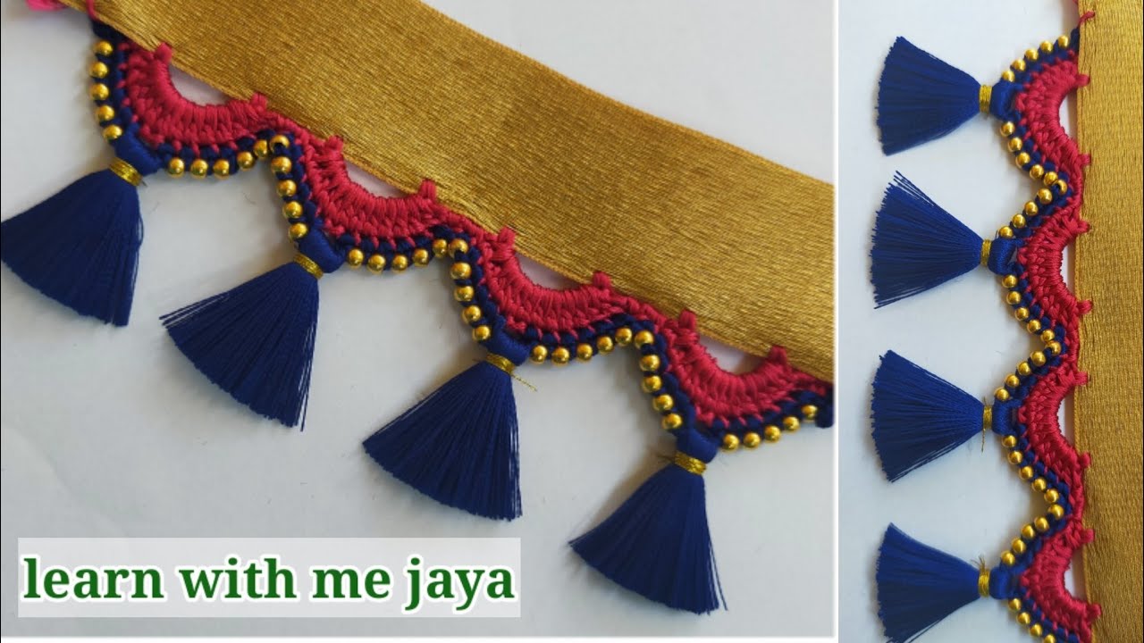 ಸೀರೆ ಕುಚ್ಚು# 129.#bridalSareekuchu videos  for beginners  .learn #withme jaya
