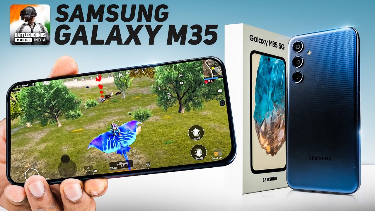 Samsung Galaxy M35 - BGMI Test with FPS Meter 🔥