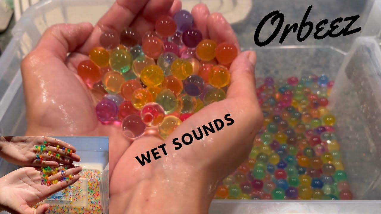 ASMR Orbeez | oddly satisfying | water 🚿 sounds | { no talking } 10+mins !