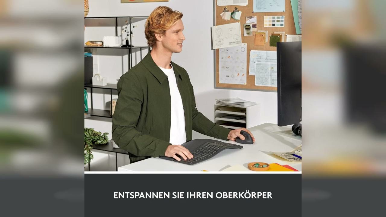 Rezension: Logitech Wireless Ergonomical Mouse - Left Handed, Bluetooth, Grau, Linkshänder