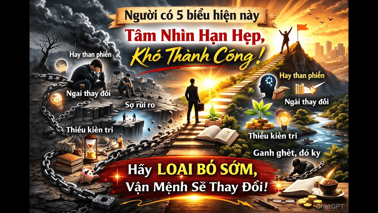 Người có 5 biểu hiện này tầm nhìn hạn hẹp, khó thành công: Hãy loại bỏ sớm, vận mệnh sẽ thay đổi!