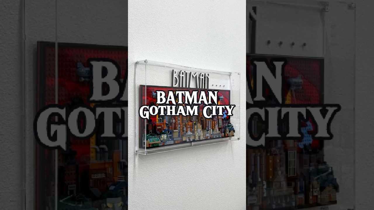 Lego Batman: The Animated Series Gotham City 76271 Wall-mounted Display Case