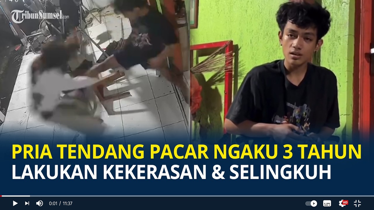 Viral Pria Tendang Pacar di Bandung, Ngaku 3 Tahun Lakukan Kekerasan dan Selingkuh