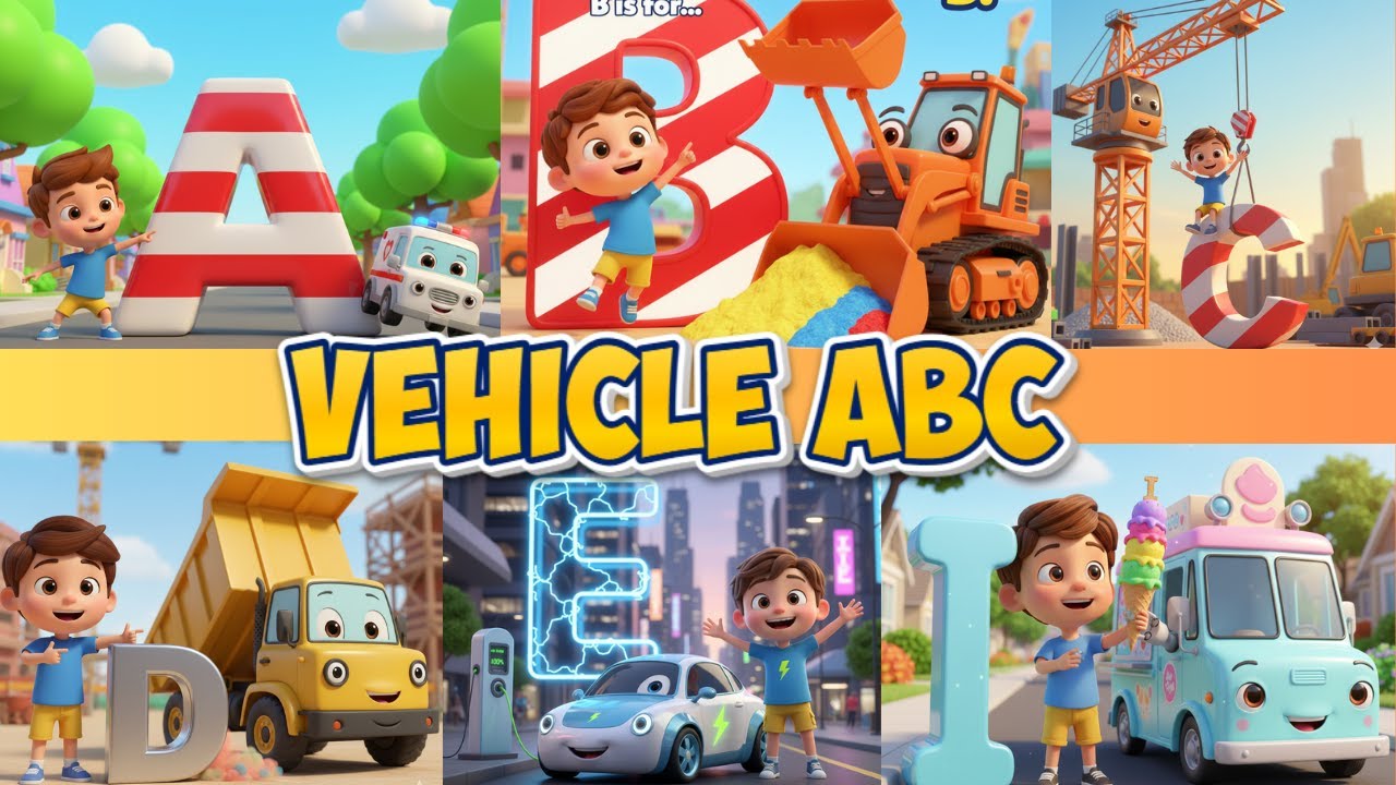 Vehicle ABC - Alphabet transport