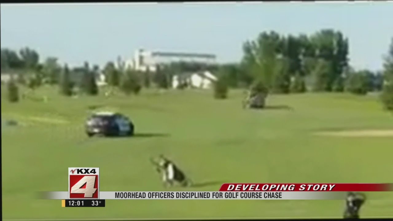 Four Members of Moorhead Police Disciplined for Golf Course Chase