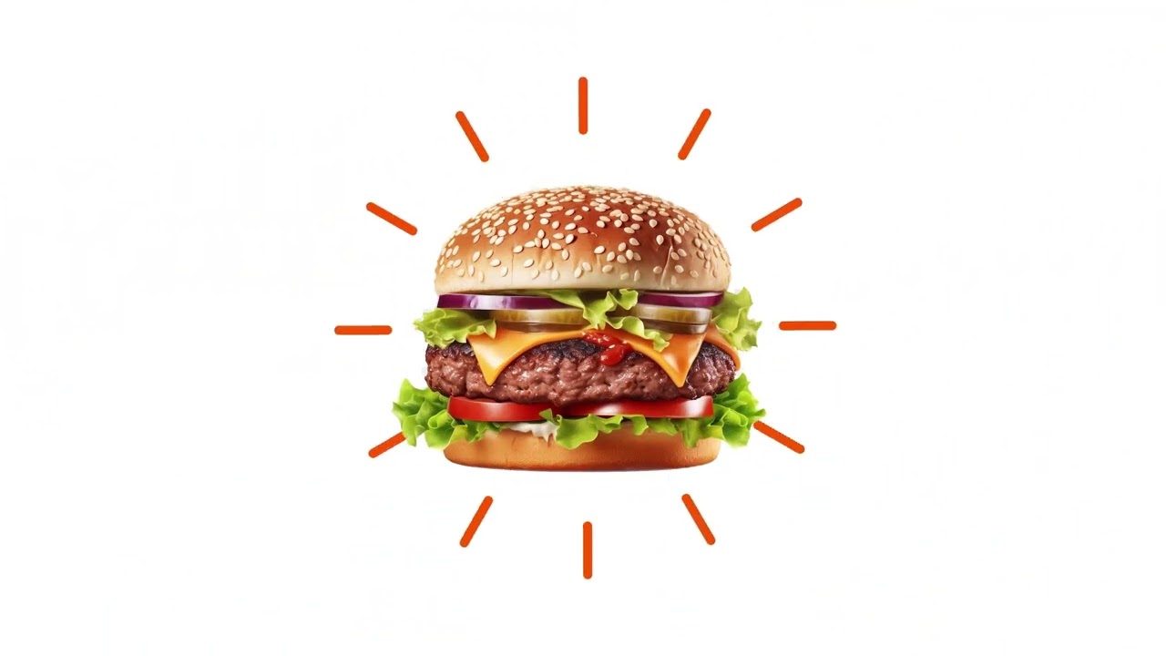 Burger Short Video Advertisement | 2D Animation | Motion Graphics | After Effects