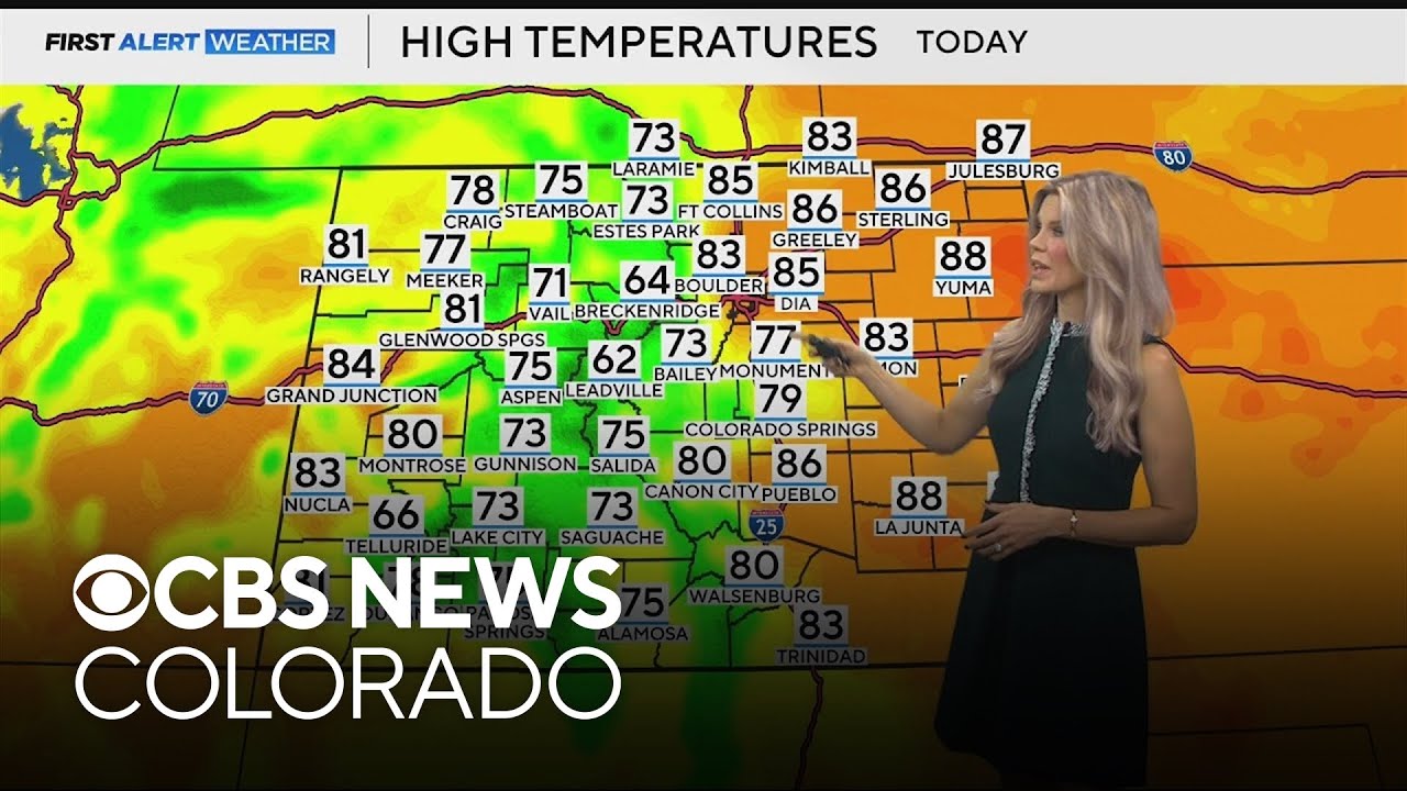 Warm and sunny before cooler temperatures with rain return to Denver