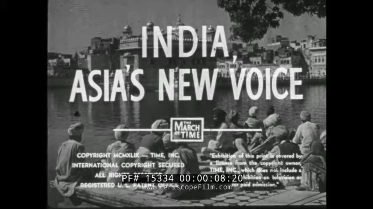 1949 НОВАЯ НАЦИЯ ИНДИИ ДОКУМЕНТАЛЬНЫЙ ФИЛЬМ ДЖАВАХАРЛАЛ НЕРУ МОХАНДАС ГАНДИ 15534