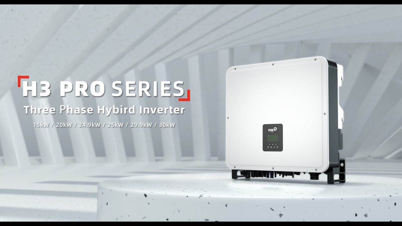 High-Efficiency Three Phase Hybrid Inverter &middot; H3 PRO Series